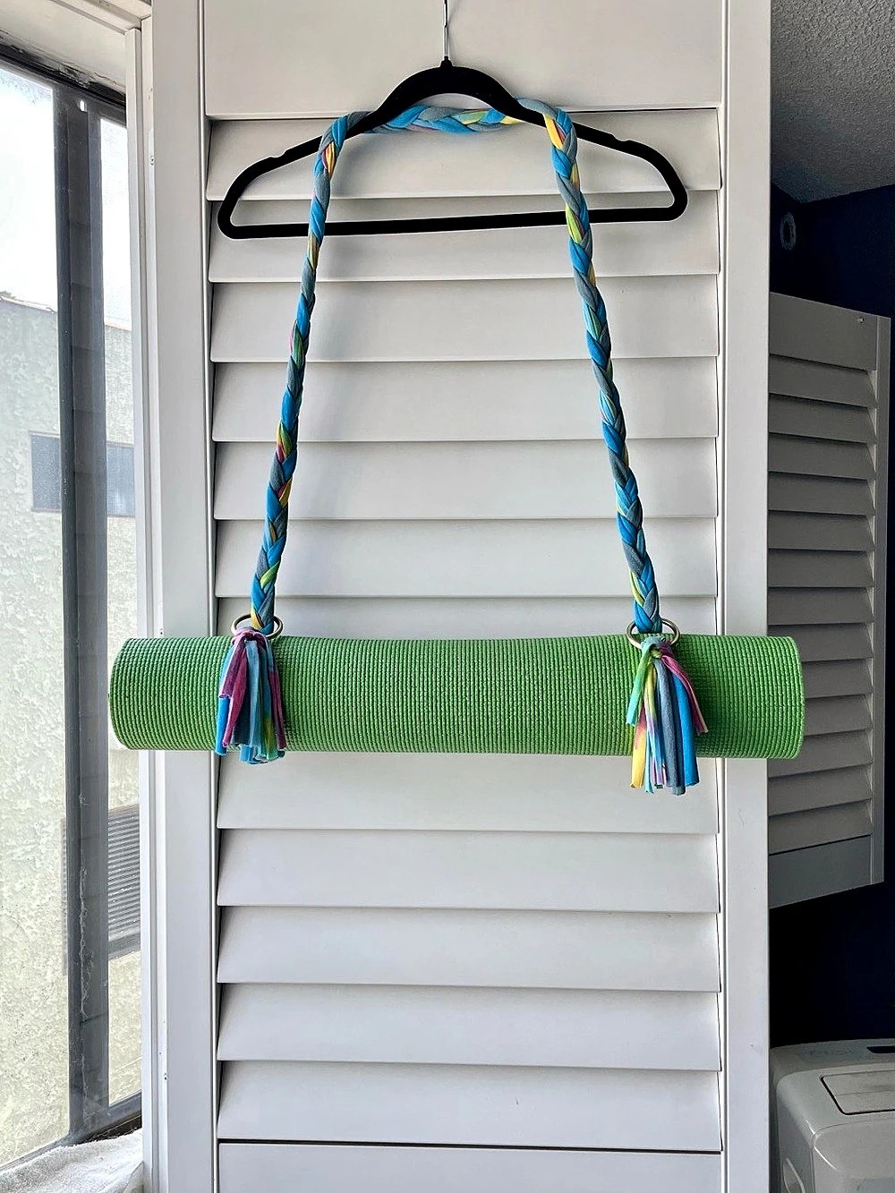 Yoga Mat Strap-made from recycled tshirts